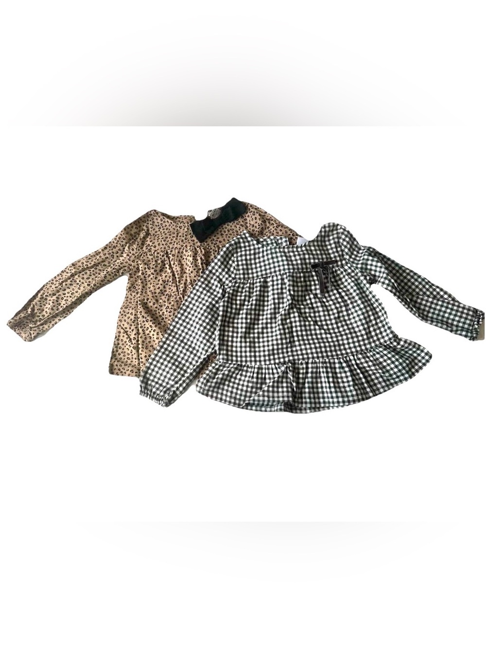 Carter's Black and White Gingham Toddler Shirt